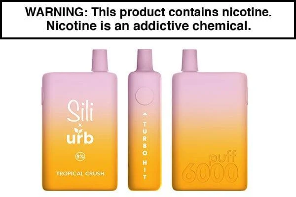 SILI X URB DISPOSABLE VAPE – 6000 PUFFS - Image 2