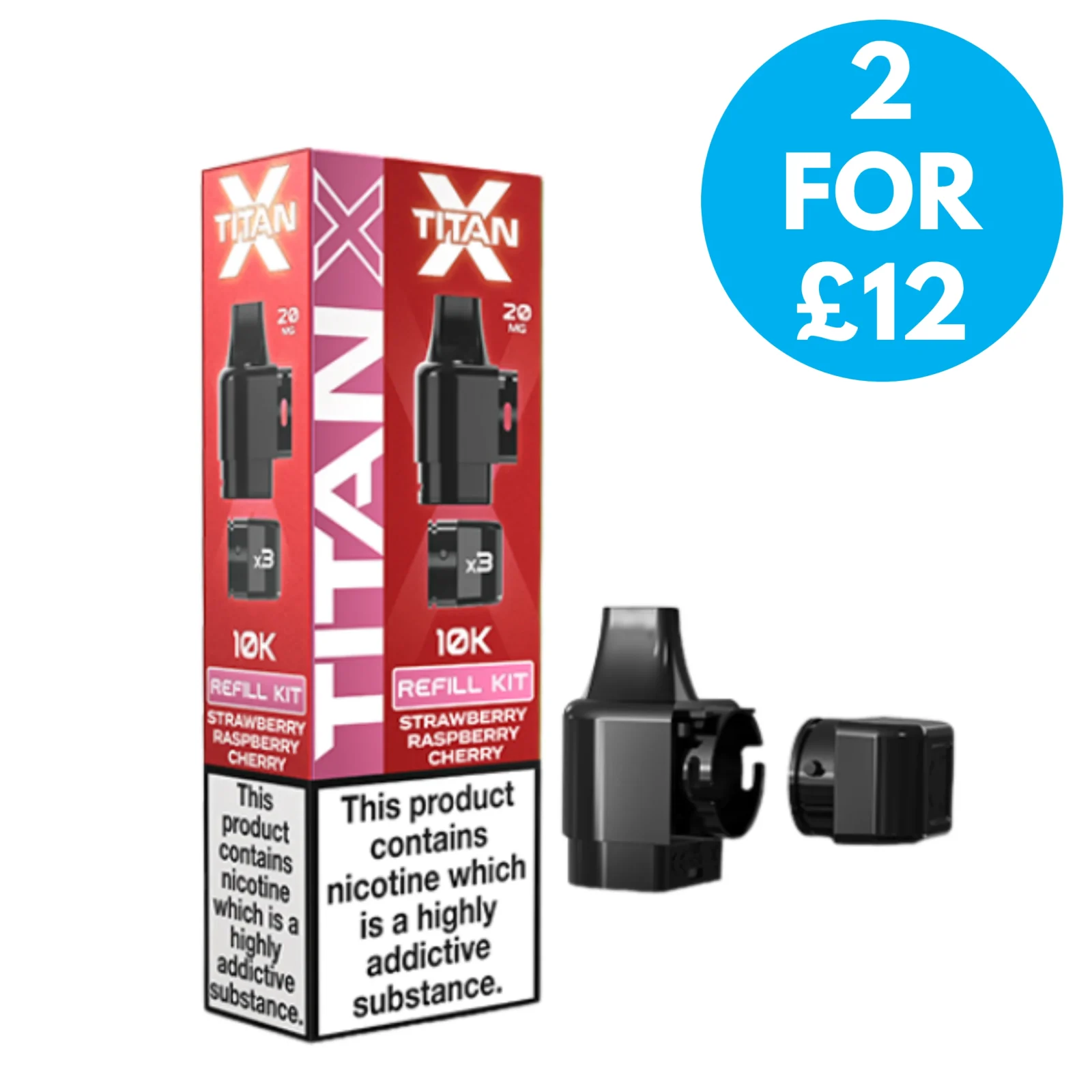 Titan X Prefilled Replacement Pods