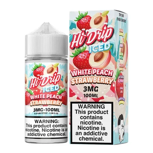Hi Drip - Iced White Peach Strawberry 100ml