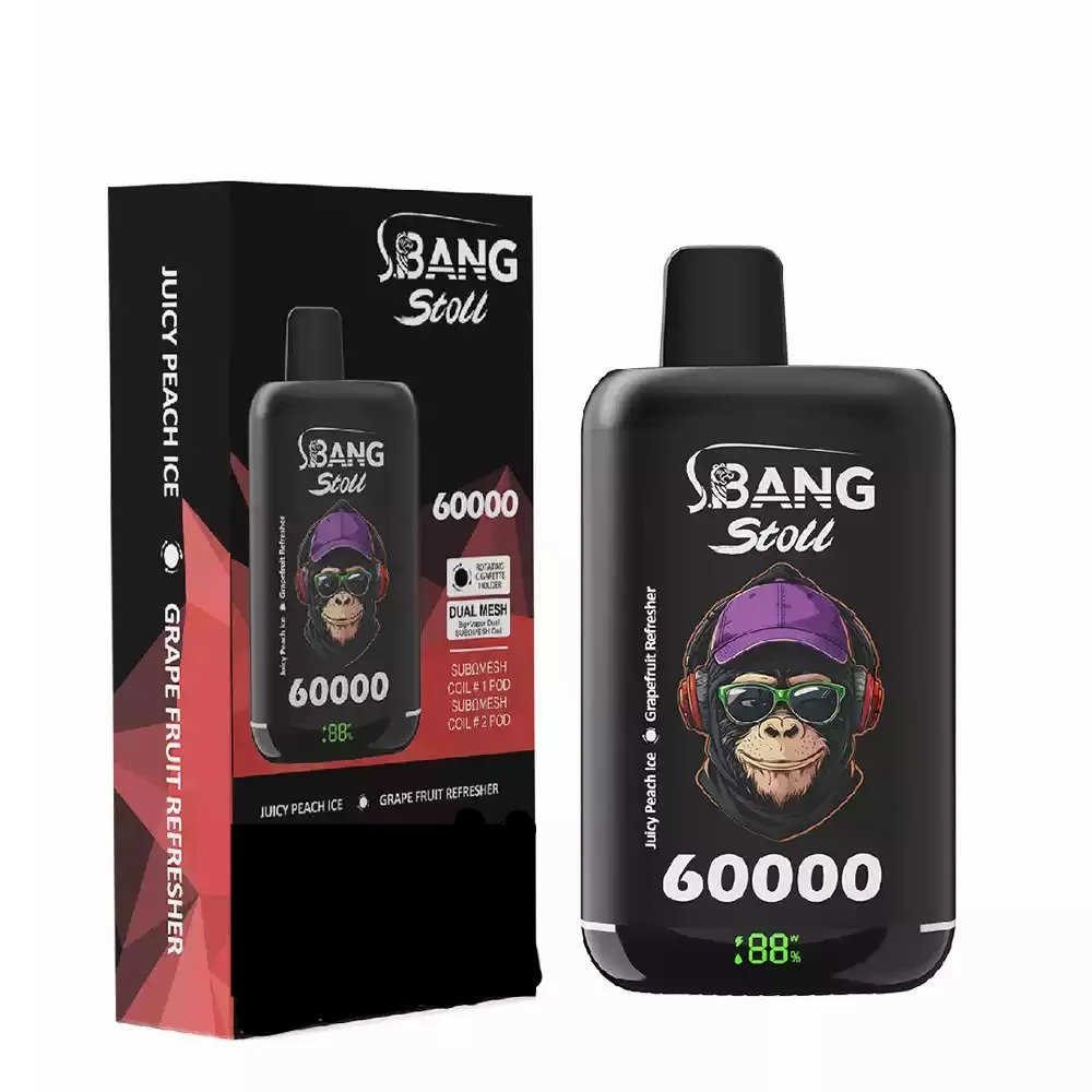BANG LEADER STOLL 60000 60K Puffs Disposable Vapes 2IN1 Taste Mesh Coil Wholesale Bulk Buy