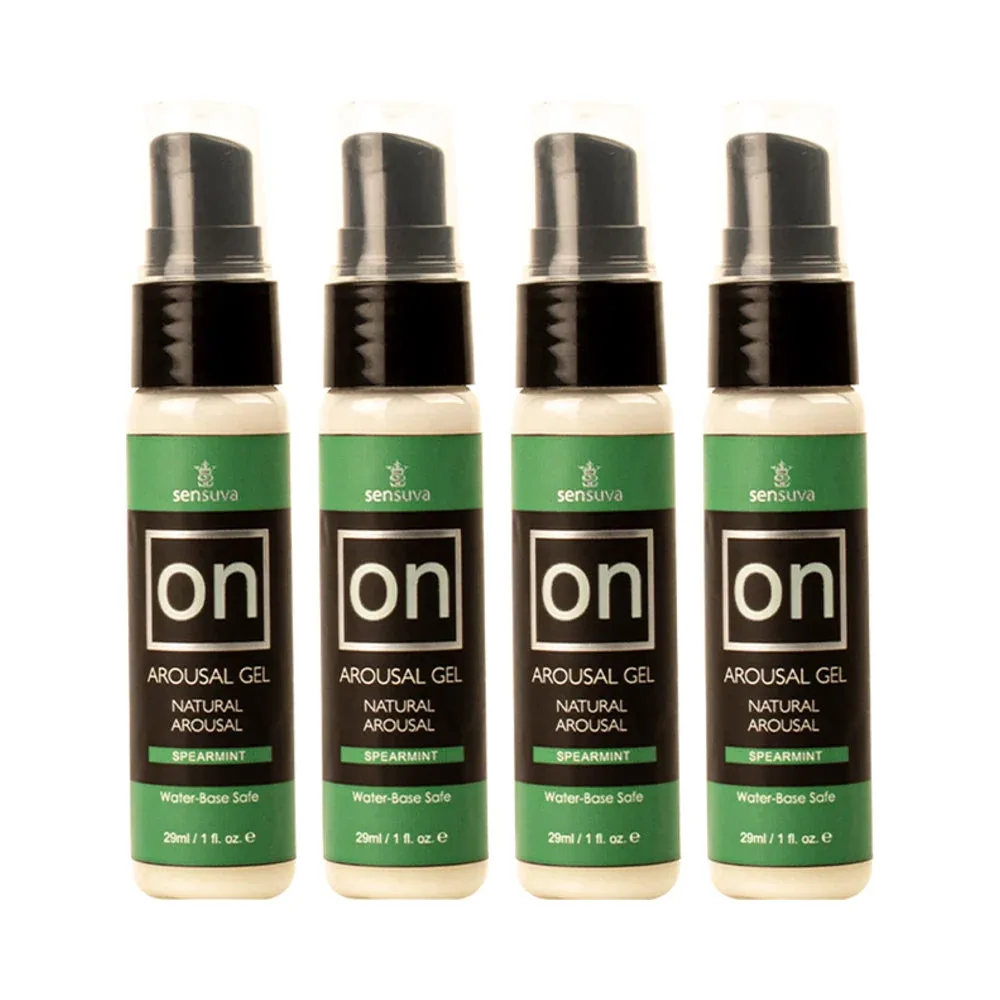 Sensuva ON Arousal Gel Spearmint 4-Pack 1 oz.