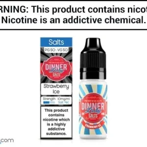 STRAWBERRY ICE BY DINNER LADY SALTS 30ML