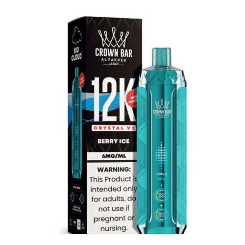 Crown Bar 12K Crystal V2 Disposable Vape Device - 10PK - Image 2