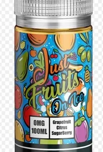 Grapefruit Citrus Sugarberry On Ice | Just Fruits On Ice By Boosted Ejuice