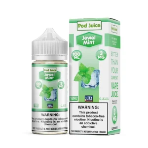 Jewel Mint Tobacco Free Nicotine E-Juice 100ml | Pod Juice