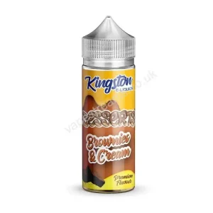 Brownies & Cream E-Liquid Shortfill by Kingston Desserts