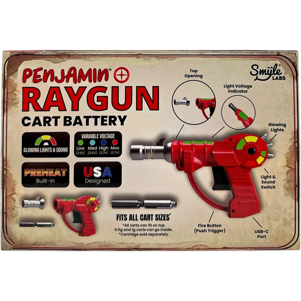 Smyle Penjamin Raygun Cart Battery