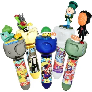 Dabtized Toon Spoon Glass Hand Pipe - 7.25"