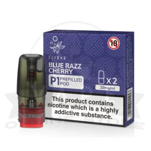 Blue Razz Cherry Elf Bar Mate P1 Prefilled Pods UK