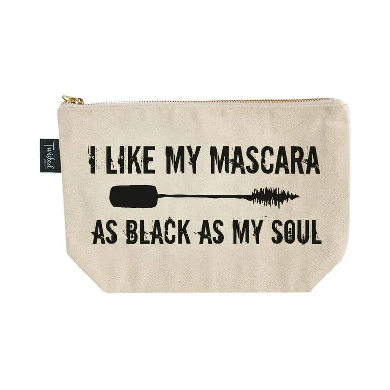 Twisted Wares I Like My Mascara as Black as My Soul Bitch Bag