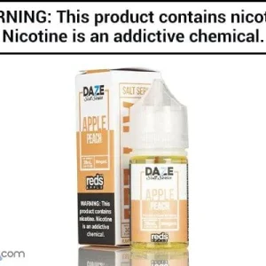 REDS PEACH APPLE BY 7 DAZE SYNTHETIC SALT 30ML