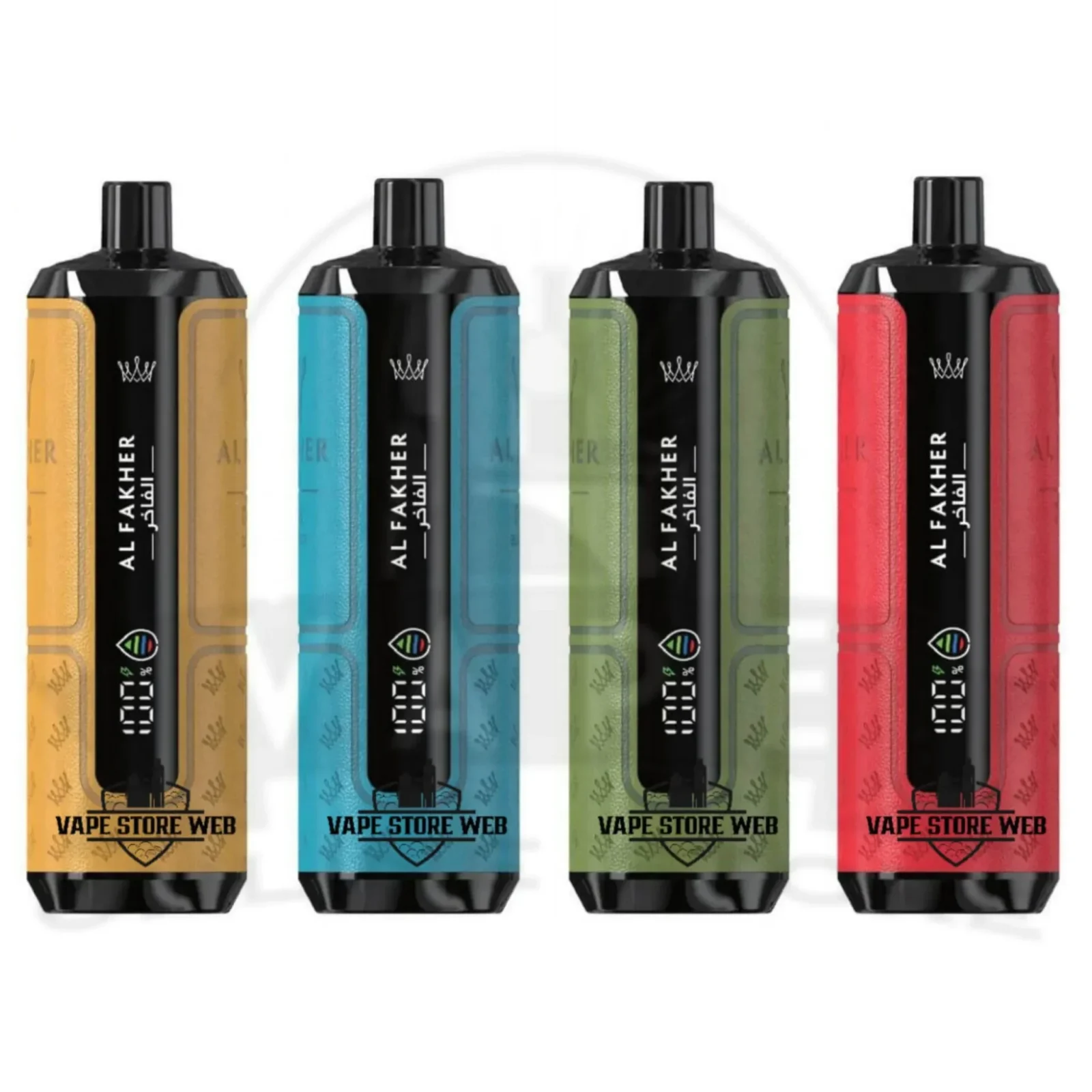 Box Of 5 Al Fakher Crown Bar 30K Puff Hypermax Vape Kit