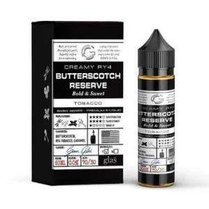 Butterscotch Reserve eJuice by Glas Basix Series E Liquid Vapor