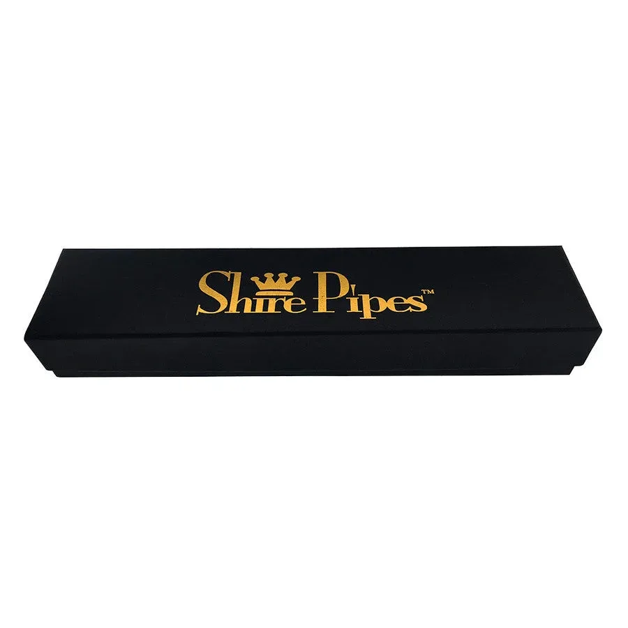Pulsar Shire Pipe 15" Curved Engraved Cherry Wood - Image 2
