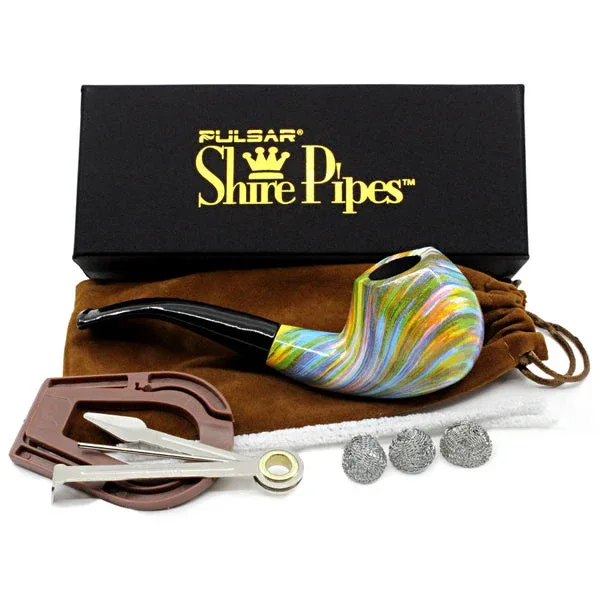 Pulsar Shire Pipe 6" Bent Brandy Rainbow - Image 2