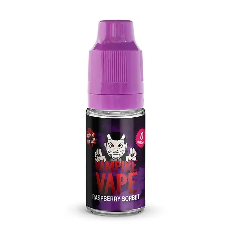 Raspberry Sorbet Freebase Vape Juice 10ml | Vampire Vape - Image 2