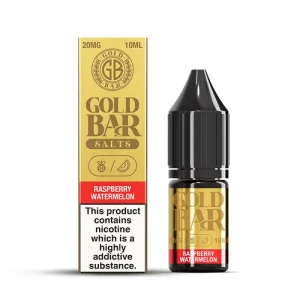 Raspberry Watermelon 10ml Nic Salt by Gold Bar