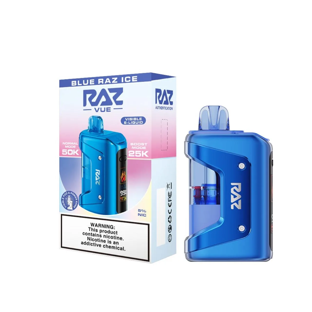 RAZ VUE Kit 50K Puff Disposable