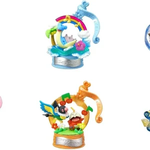 Re-Ment Pokemon Pop Melody 6 Pc Miniature Figure Set Collectibles