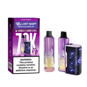 Rocket Freeze Lost Mary NERA Fullview Kit 70000 Puffs Vape