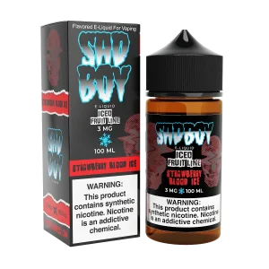SADBOY E-Liquid – Strawberry Blood ICE 100ML – Iced Fruit Line Series