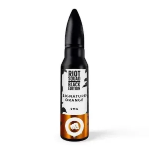 SIGNATURE ORANGE E-LIQUID BY RIOT SQUAD BLACK EDITION
