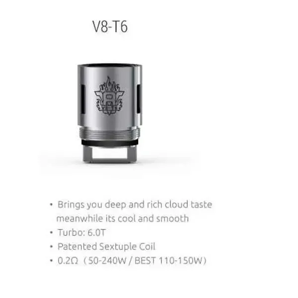 Smok Cloud Beast Coil V8-T6 Sextuple 0.2