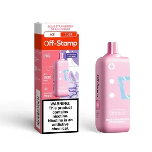 Sour Strawberry Dragonfruit - Off-Stamp Ice Cube 25K Disposable Pod