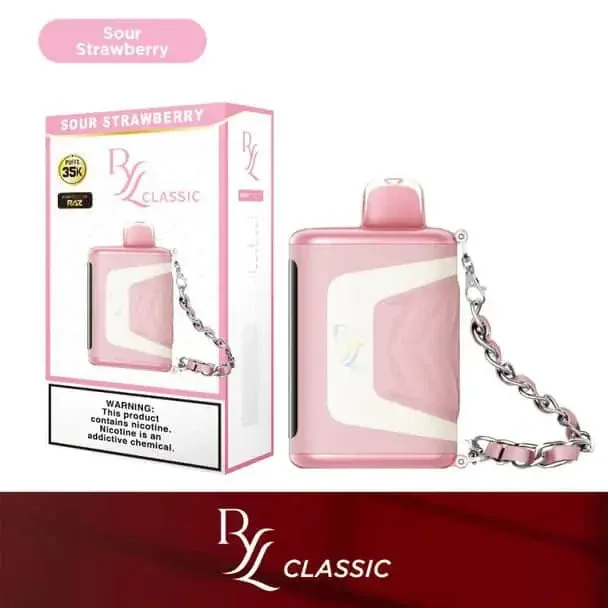 Sour Strawberry - RAZ RYL Classic 35k Disposable Vape