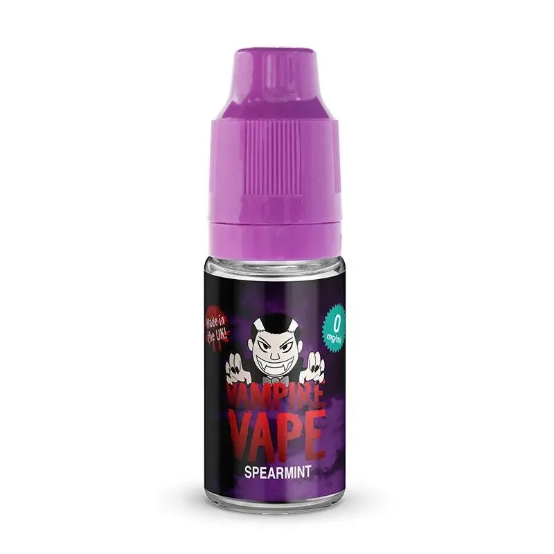 Spearmint Freebase Vape Juice 10ml | Vampire Vape - Image 2
