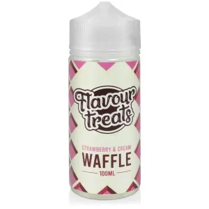STRAWBERRY AND CREAM WAFFLE E-LIQUID BY FLAVOUR TREATS