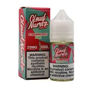 Strawberry Kiwi - 25mg - Cloud Nurdz Salts - 30mL