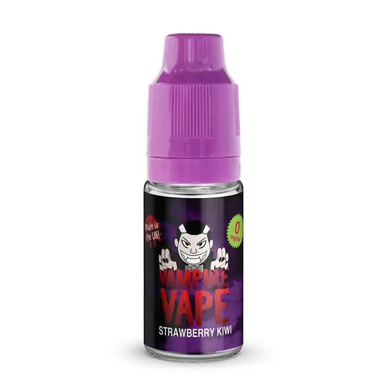 Strawberry Kiwi Freebase Vape Juice 10ml | Vampire Vape - Image 2