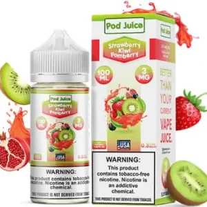 Strawberry Kiwi Pomberry by Pod Juice 100ML