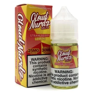 Strawberry Lemon - 25mg - Cloud Nurdz Salts - 30mL