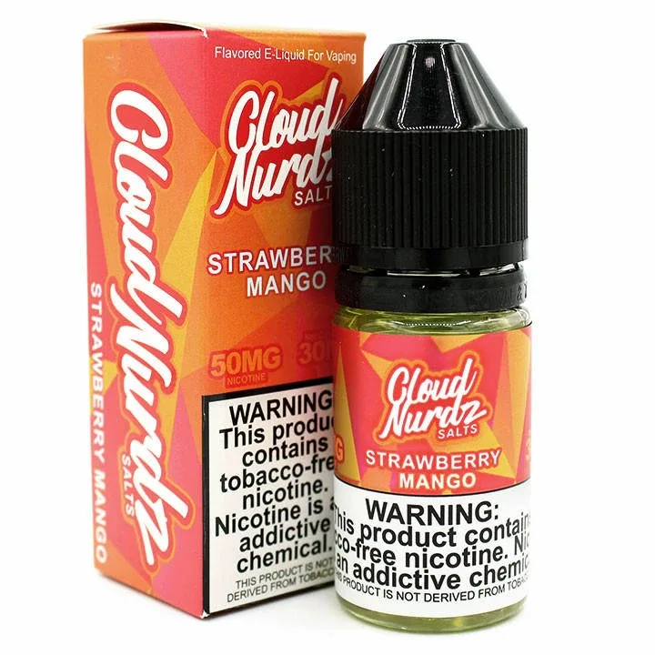 Strawberry Mango - 25mg - Cloud Nurdz Salts - 30mL