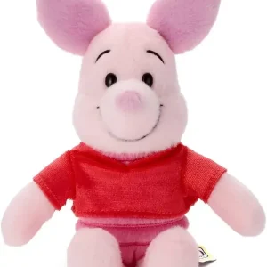 Takara Tomy Arts Disney Piglet Figure Red Shirt 20cm Stuffed Toy