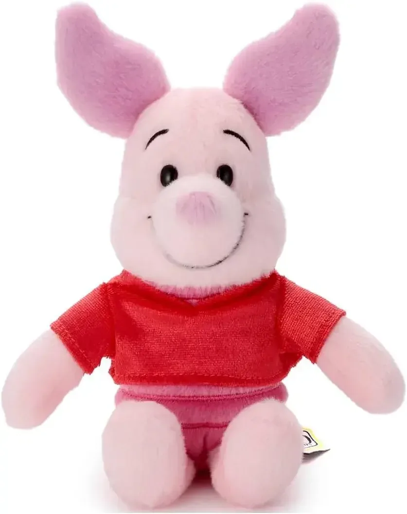 Takara Tomy Arts Disney Piglet Figure Red Shirt 20cm Stuffed Toy