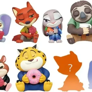 Takara Tomy Arts Zootopia Box Stuffed Cuddle Figure Glossy Finish