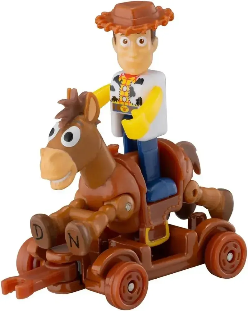 Takara Tomy Disney Toy Story Woody Bullseye Figure Mini Car