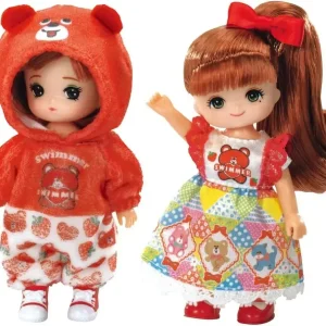 Takara Tomy Licca-chan Miki Changeable Dress-Up Doll Set