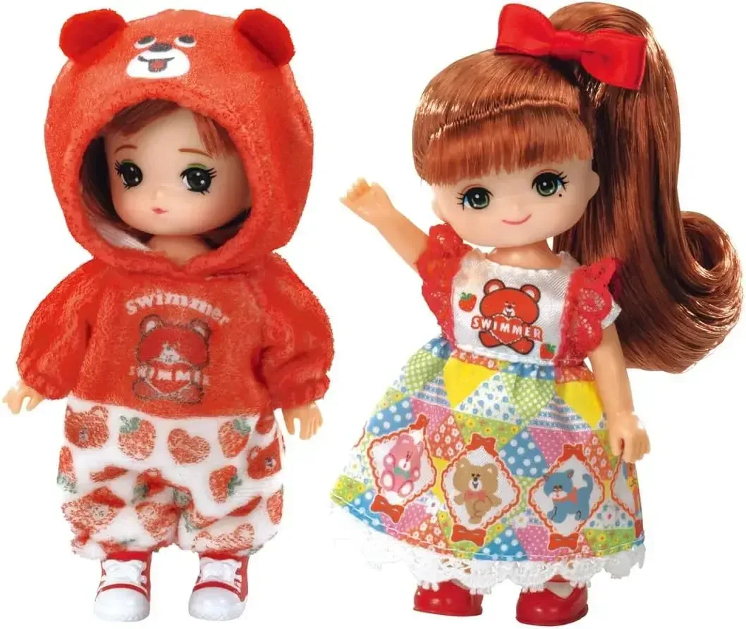 Takara Tomy Licca-chan Miki Changeable Dress-Up Doll Set