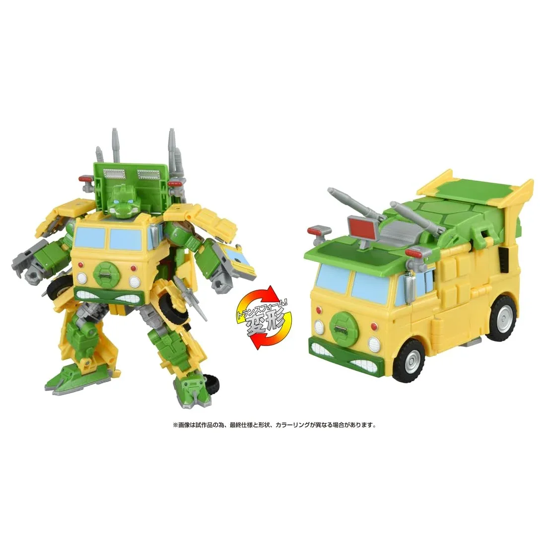Takara Tomy T-Spark Transformers Ninja Turtles Party Wallop Action Figure - Image 2