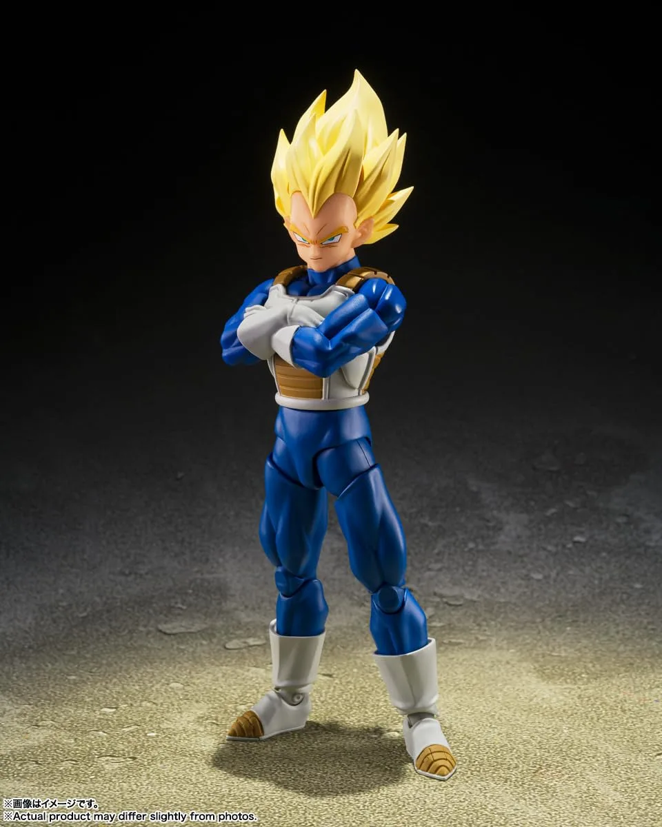 Tamashii Nations SHFiguarts Dragon Ball Z Super Saiyan Vegeta 135mm Figure - Image 2