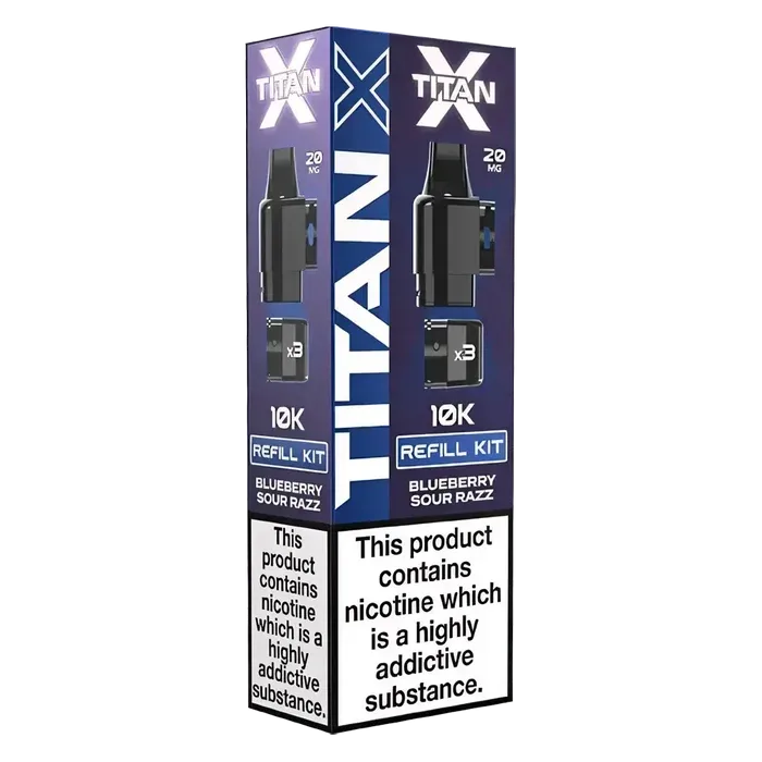 Titan - X Prefilled Replaceable Pods Refil Containers 20mg Pods - UK Dispatch