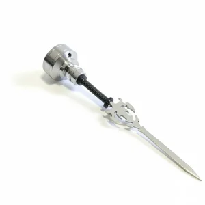 Titanium Blazing Sword Dabber W/ One Hole Carb Cap