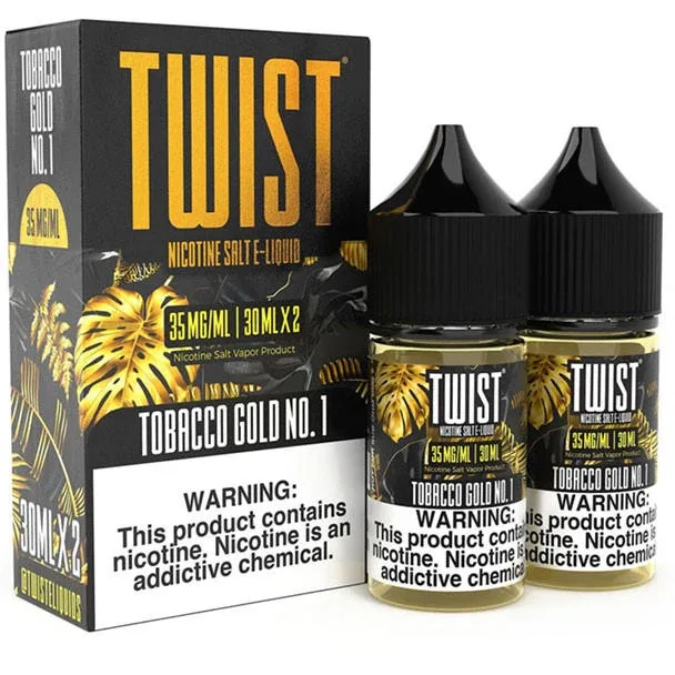Tobacco Gold No. 1 - 35mg - by Twist Salt - 60mL