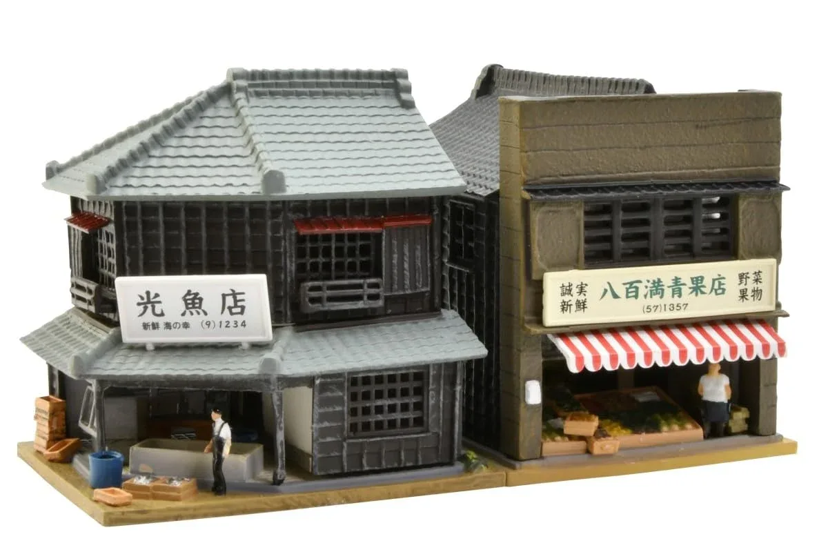Tomytec Building Collection Kenkore 191 Fishmonger Greengrocer Diorama Supplies