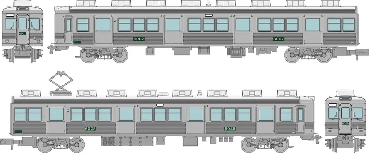 Tomytec Tetsudou Collection Nankai 6000 Series 2-Car Set Japan Official