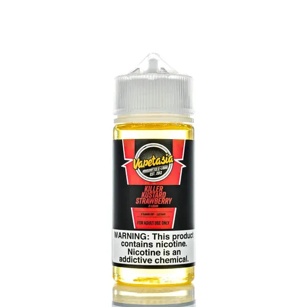Vapetasia – Killer Kustard Strawberry – 100ml - Image 2